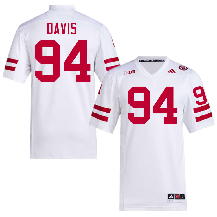 Khalil Davis Nebraska Jersey,Nebraska Cornhuskers Football Uniforms,Jersey-White